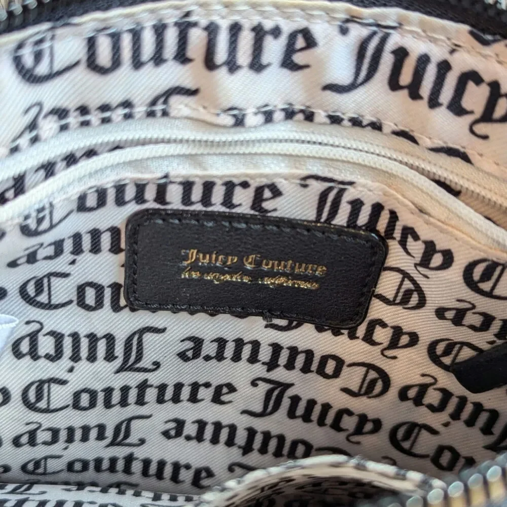 Juicy Couture Pink Blooms Status Crossbody Purse Bag - Like New!